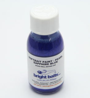 BRIGHT BAITS-SOFTBAIT PAINT PEARL SAPPHIRE BLUE 30ML.