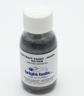 BRIGHT BAITS-SOFTBAIT PAINT PEARL SILVER 30ML.