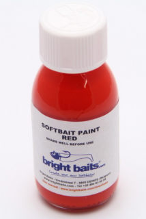 BRIGHT BAITS-SOFTBAIT PAINT RED 30ML.