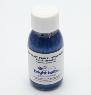 BRIGHT BAITS-SOFTBAIT PAINT SPARKLING BLUE TRANSPARENT 30ML.