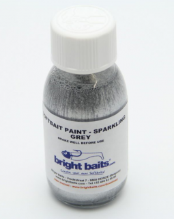 BRIGHT BAITS-SOFTBAIT PAINT SPARKLING SILVER 30ML.