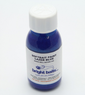 BRIGHT BAITS-SOFTBAIT PAINT SPECIAL LAZER BLUE 30ML.