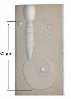 FORMA NA GUMOVÉ NÁSTRAHY TWISTER 80