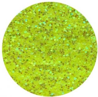 Glitr Fluo Žlutý 10g-0,4mm