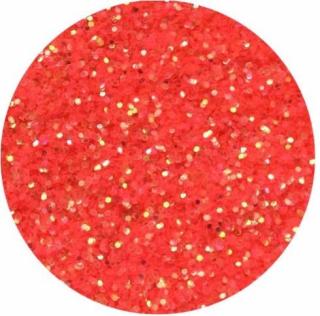 GLITTER NEON RED 10G-0,4MM