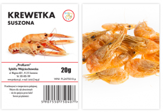 KREVETA SUŠENÁ KRABIČKA 20G-125ML.