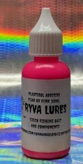 RYVA LURES PLASTISOL COLOR FLUO UV PINK