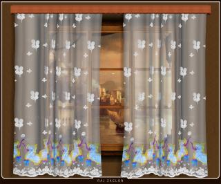 Metrážová záclona - CIRKUS, výška 140 až 180 cm (Záclona do dětského pokoje - SLEVA 31 % )
