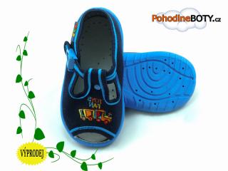 Kotníčkové sandálky Nazo modré