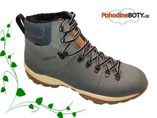 Kotníkové outdoorové boty v kůži Head Vibram (HZ-138-12-03 zateplené)