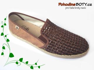 Lehké pánské espadrilky mokasíny Berevere FV3103 (slip on)