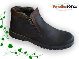 Pánská zimní obuv kůže kotníková Wawel PA360 107/263