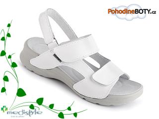 Sandál bílý Mirka Medistyle (LM-T21)
