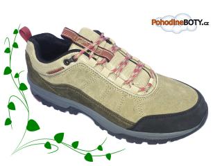 Sportovní outdoorové boty Power širší kůže 803-7833 (ascent stoke H94-3657M-11)
