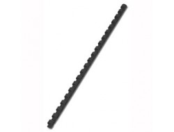 Hřebeny plastové vazací pr.6mm 100ks černá pro plastovou vazbu , kroužková vazba
