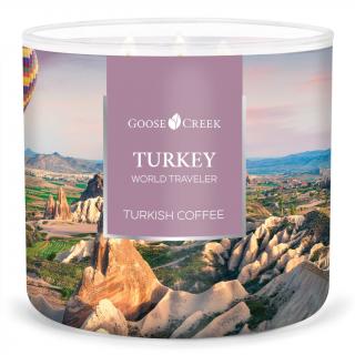 Goose Creek Candle svíčka World Traveler Turkey - Turkish Coffee, 411 g