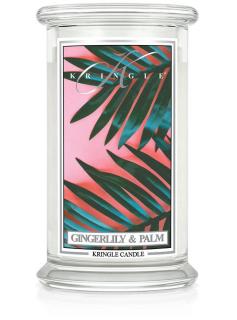 Kringle Candle svíčka Gingerlily & Palm (sójový vosk), 623 g