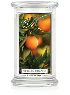Kringle Candle svíčka Sicilian Orange (sójový vosk), 623 g