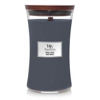 WoodWick Svíčka Indigo Suede váza velká, 609,5 g