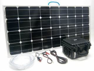 100W solární systém pro vzduchování 80l/ min, monokrystalický SO115