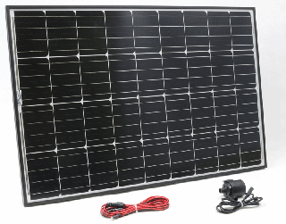 100W solární systém s čerpadlem 24l/ min, monokrystalický SO304