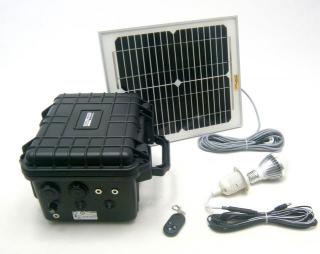 10W solární systém monokrystalický s akumulátorem