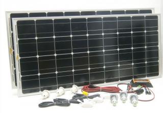 200W solární systém bez akumulátoru