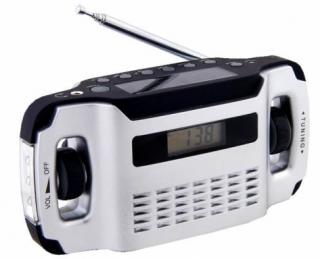 LYNX - AM / FM dynamo / solární rádio a lampa
