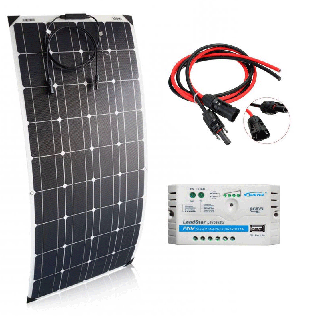 Sada pro loď Solární panel Flex 100W / PWM 10A