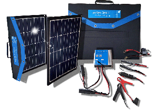 Solární brašna SunPower 135W - MPPT regulátor nabíjení + příslušenství