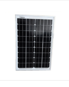 Solární panel 30W 12V monokrystalický