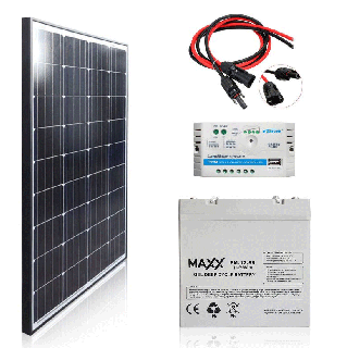 Solární sada 100W 12V / 55Ah