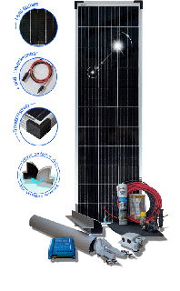 Solární sada 80W PREMIUM solární moduly Multibusbar s MPPT regulátorem nabíjení Victron Energy pro karavany