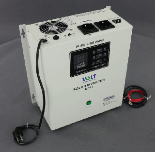 ZZ58 - 1050W/ 230V záložní zdroj sinusový + SOLAR, pro aku 12V, (na plochu/ na stěnu)