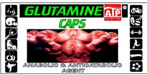 Glutamine caps - , 200 kapslí