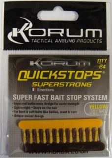 Korum Nekonečná Zarážka Quickstops brown/yellow