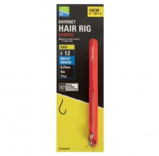 Preston KKH Bayonet Hair Rigs 10cm (Hotové návazce s hrotem)