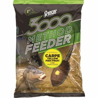 Sensas krmení 3000 Method Feeder Carpe Yellow 1kg