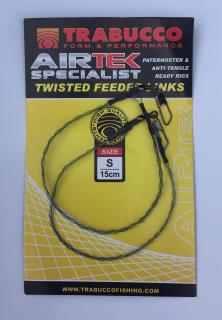 Trabucco Twisted Feeder Links/15cm