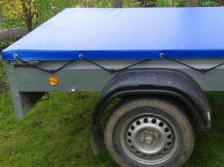 Plachta na přívěsný vozík AGADOS HANDY 15 (modrá barva)