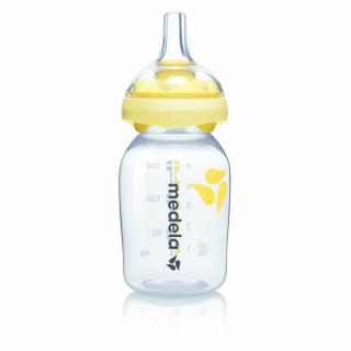 Calma láhev pro kojené děti | Medela | 150 ml (Medela Calma lahvička podporuje snadný přechod od kojení ke krmení z láhve a zpět.)