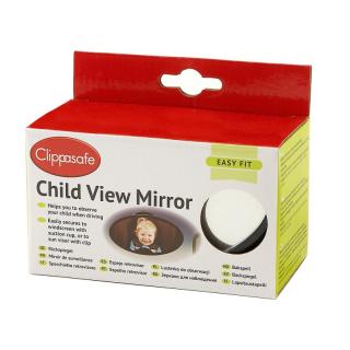 Clippasafe zpětné zrcátko na dítě | View mirror (Přídavné zrcátko do auta pro bezpečné cestování s dětmi)