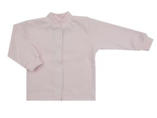 Kojenecký kabátek | růžový | Autex Baby | velikost 68 (Barevný kabátek s dlouhým rukávem pro miminko ze 100% bavlny)