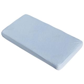 Nepropustné prostěradlo Tencel | 120 x 60 cm | Scarlett | modré (Oboustranně použitelné prostěradlo ochrání matraci před znečištěním)