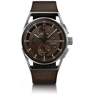 Porsche Design 1919 CHRONOTIMER FLYBACK Náramkové hodinky hnědá titanium