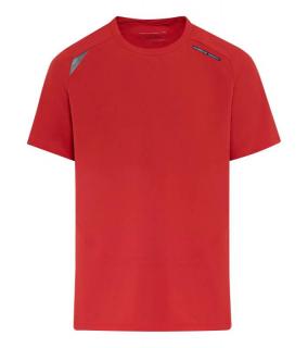 PORSCHE DESIGN Active Tee Tričko sportovní funkční ohnivě červené