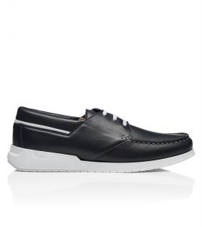 Porsche Design BOATSHOE 2.0 CALF LOAFER, kožená bota, modrá barva, night sky