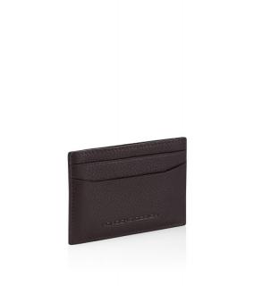 Porsche Design BUSINESS CARDHOLDER 2 WITH MONEY CLIP pouzdro na karty s klipem tmavě hnědé