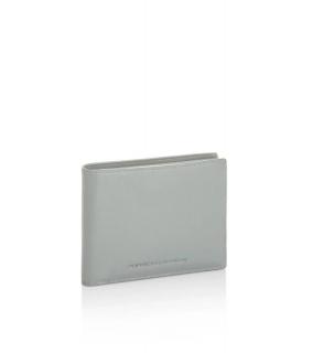 PORSCHE DESIGN Business Wallet 7 Kožená klasická peněženka šedá (Kožená vertikální třídílná peněženka Porsche Design. Má prostor pro mince, bankovky, vizitky, sedm kreditních karet a ID kartu.)