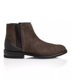 PORSCHE DESIGN Chelsea Boot 2.0 Nubuck Obuv módní kožená hnědá kávová
